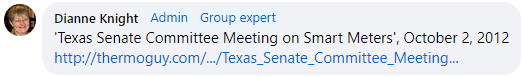 'Texas Senate Committee Meeting on Smart Meters', October 2, 2012
