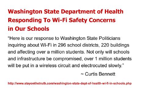  Washington State Department of Health Responding To Wi-Fi Safety Concerns in Our Schools