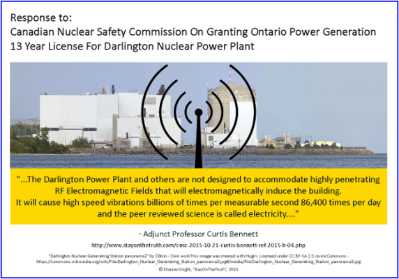 NUCLEAR FAILURE WITHIN BORDERS Darlington NOT compliant with Building Code Rule 4.1.3.6 Vibration