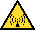 Radio Waves Hazard Symbol 