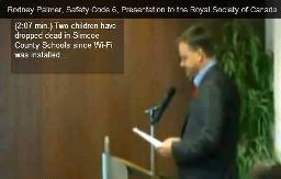 Rodney Palmer, Safety Code 6, Presentation to the Royal Society of Canada (Video)