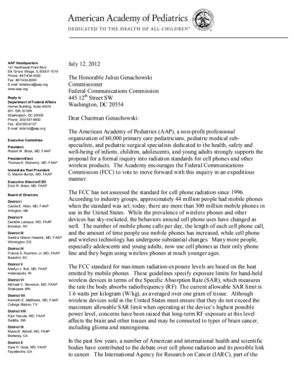 2012 07 12 American Academy of Pediatrics, p1