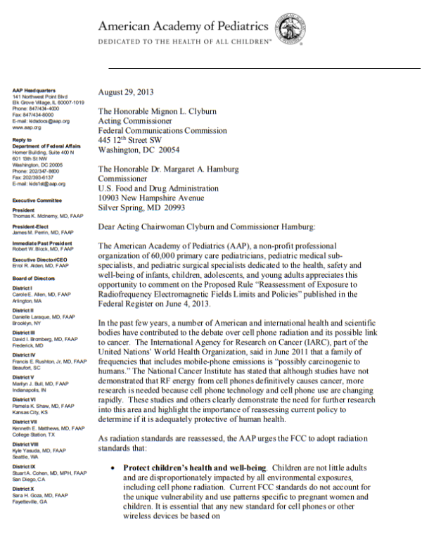 2013 08 29 American Academy of Pediatrics, p1