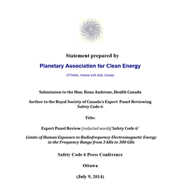 Limits of Human Exposure to Radiofrequency Electromagnetic Energy