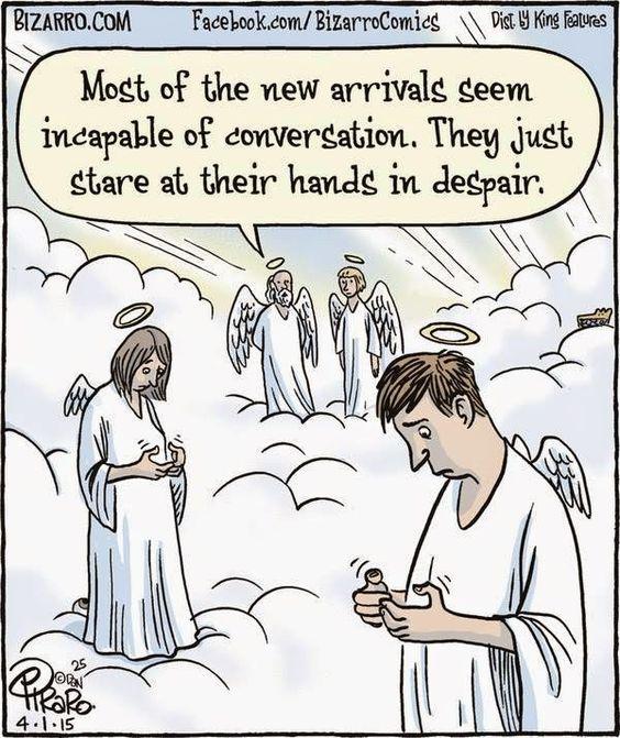 Texting Withdrawals In Heaven