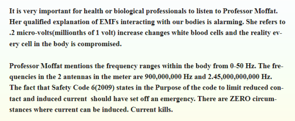 .2 micro-volts(millionths of 1 volt) increase changes white blood cells