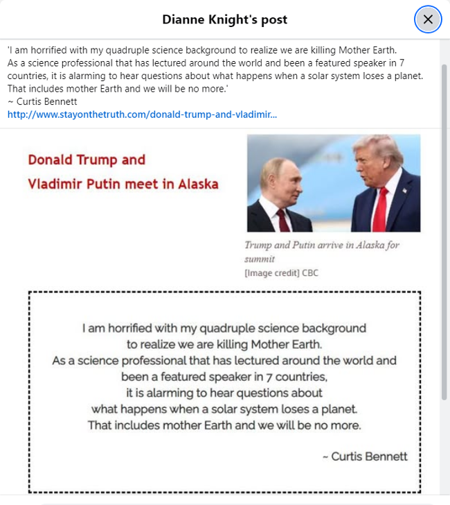 Donald Trump and Vladimir Putin meet in Alaska