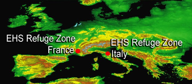 EHS Refuge Zone, France, Italy