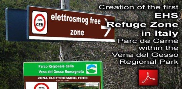 Creation of the first EHS Refuge Zone in Italy