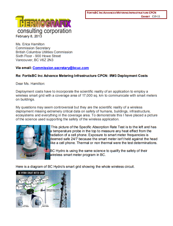 FortisBC Inc Advance Metering Infrastructure CPCN: IR#3 Deployment Costs p1