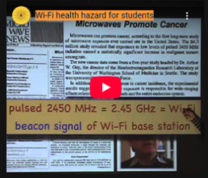 Wi-Fi health hazard for students