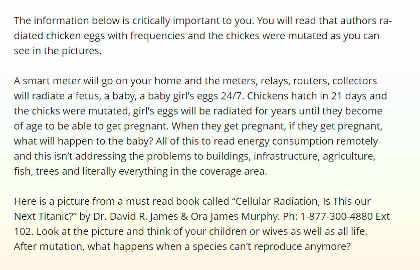 Radio Frequency Exposure Causing Mutation of Eggs-2