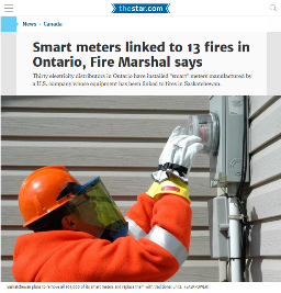 Smart meters linked to 13 fires in Ontario, Fire Marshal says