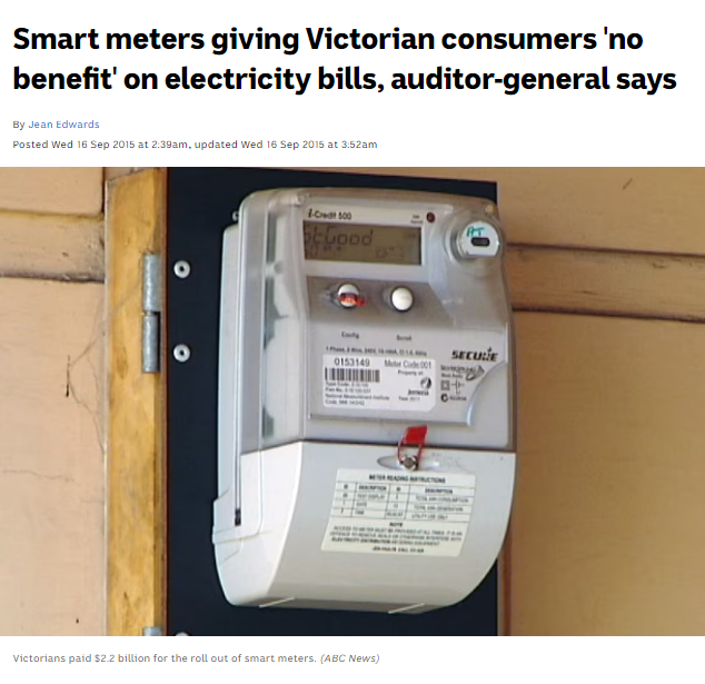 Smart meters giving Victorian consumers 'no benefit' on electricity bills, auditor-general says