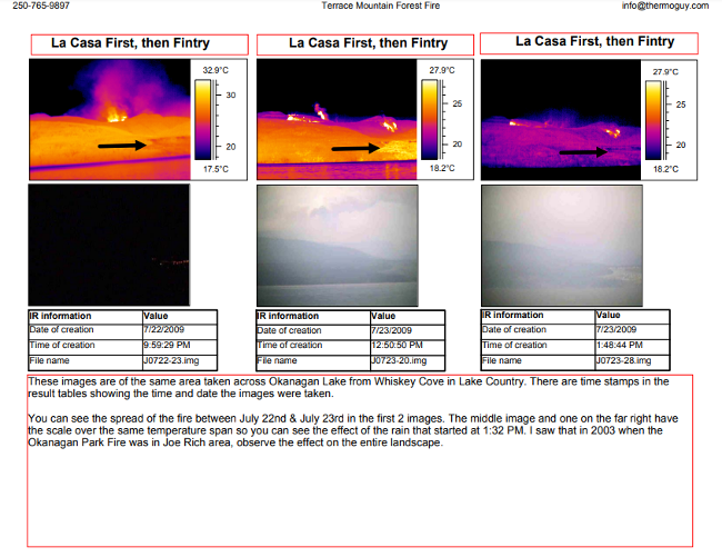 Terrace Mountain Forest Fire