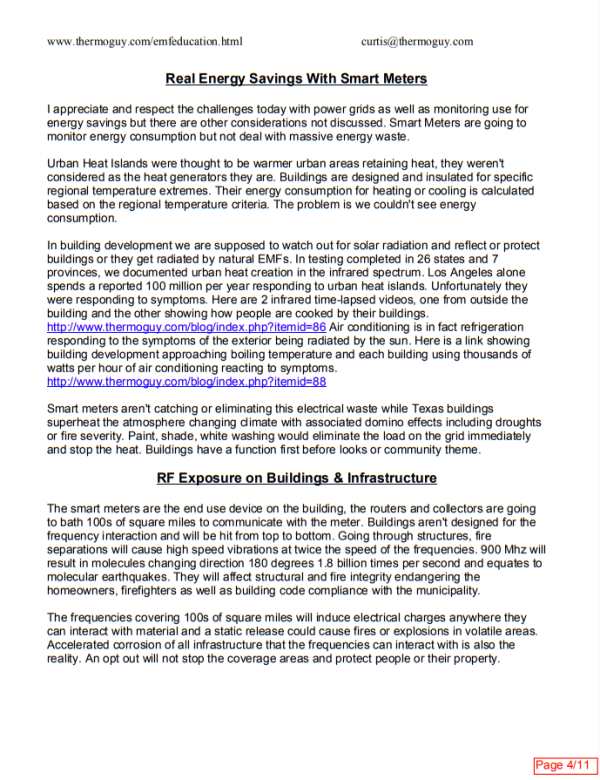 Texas Senate Committee Meeting on Smart Meters p4