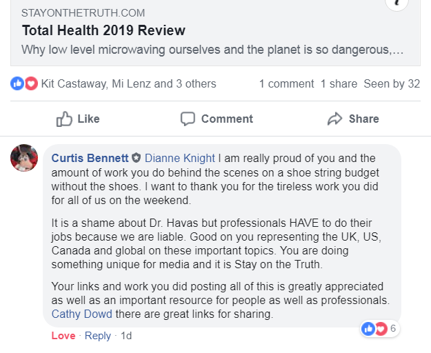 Professor Curtis Bennett's comment on IHF