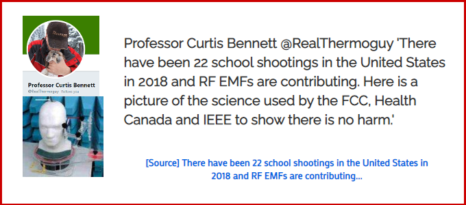 RF EMF Exposure Contributing to Violence & School Shootings