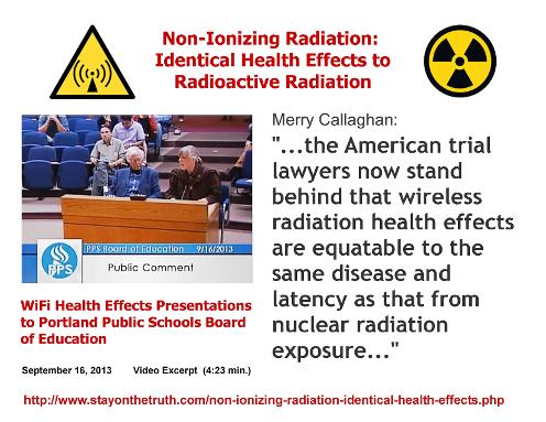 wireless radiation health effects are equatable 