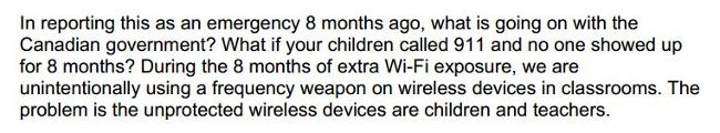 Wi-Fi is 100% Illegal in Schools According To Safety Code 6