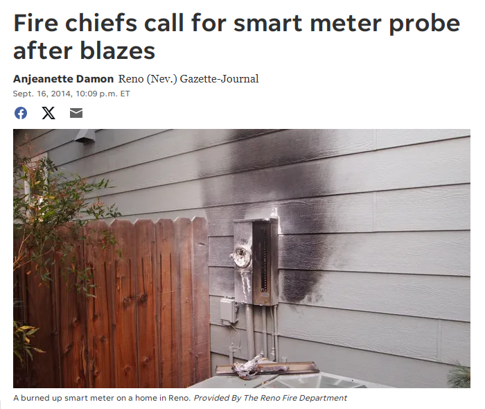 Fire chiefs call for smart meter probe after blazes