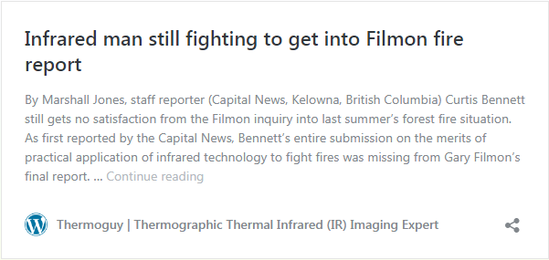 Infrared man still fighting to get into Filmon fire report